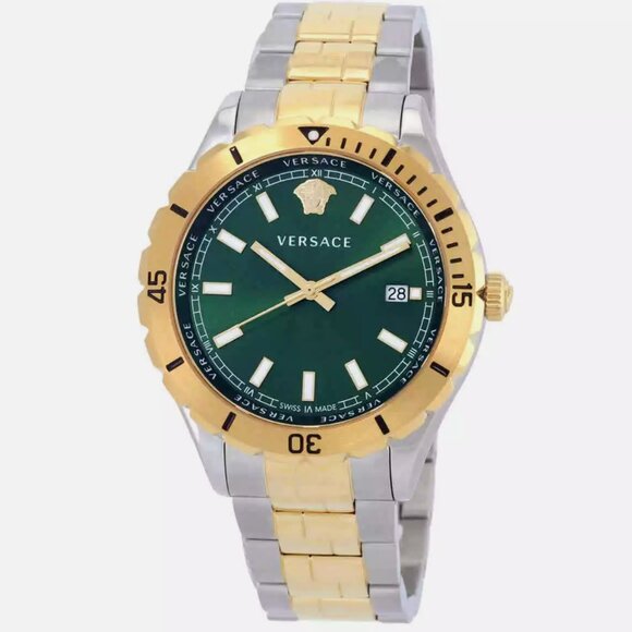 Versace New Green Dial Men's Watch - Picture 1 of 3